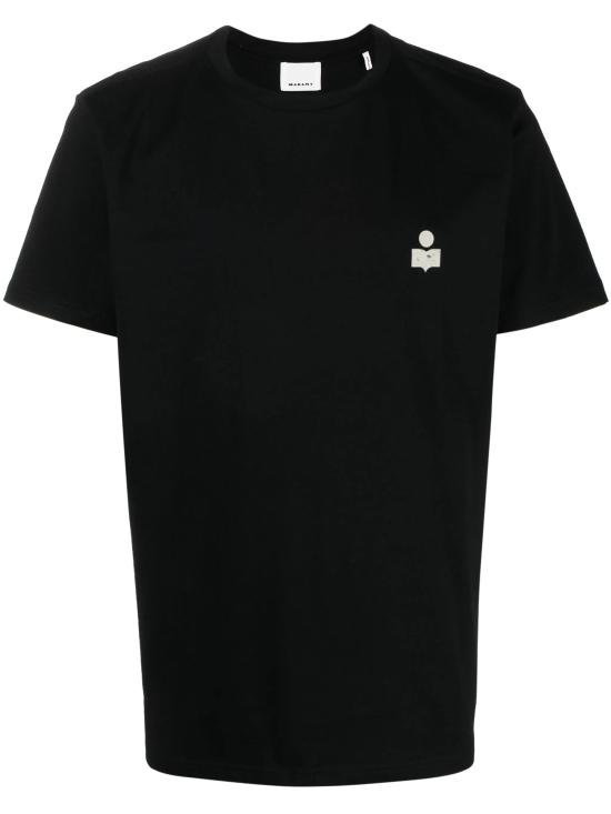 26FW 이자벨마랑 반팔 티셔츠 TS0047HA B1N19HBKEC Black ecru