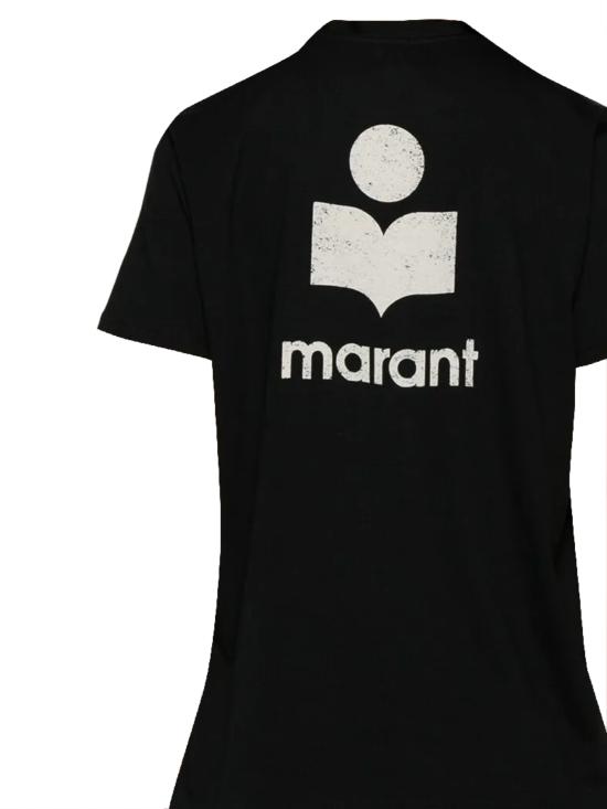 26FW 이자벨마랑 반팔 티셔츠 TS0047HA B1N19HBKEC Black ecru - ISABEL MARANT