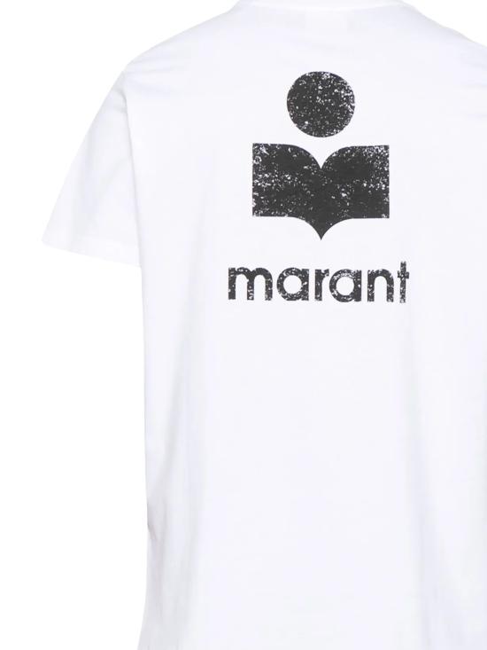 26FW 이자벨마랑 반팔 티셔츠 TS0047HA B1N19HWHBK White black - ISABEL MARANT