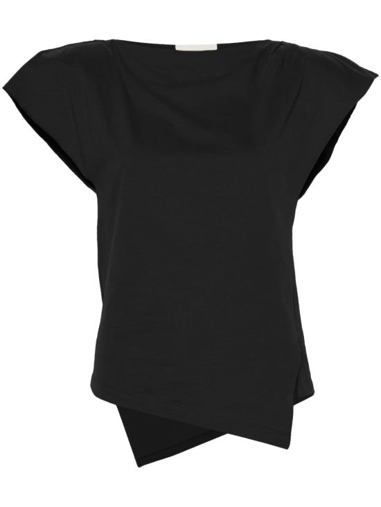26FW 이자벨마랑 세바니 코튼 티셔츠 TS0097FA A1N41I01BK BLACK