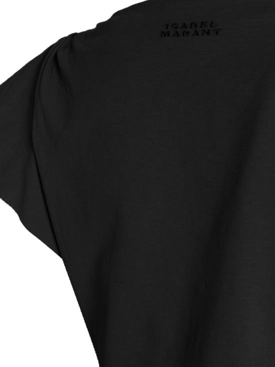 26FW 이자벨마랑 세바니 코튼 티셔츠 TS0097FA A1N41I01BK BLACK - ISABEL MARANT