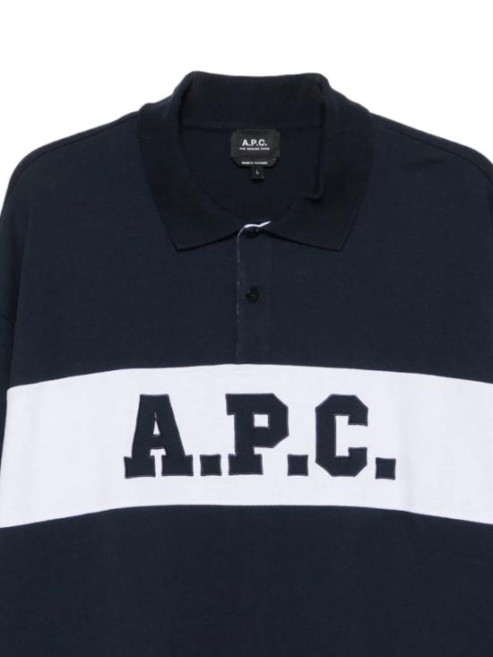 26FW 아페쎄 폴로 티셔츠 COHRUH26633 IAK Dark Navy - A.P.C.