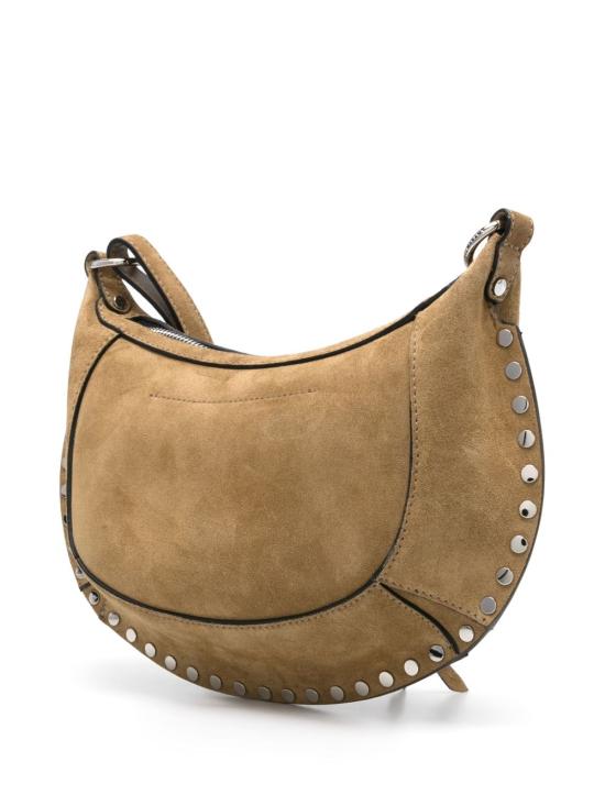 26FW 이자벨마랑 오스칸 문 스웨이드 카프스킨 레더 숄더백 PP0003FA A3C32M50TA TAUPE - ISABEL MARANT