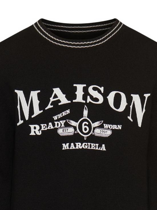 26FW MM6 메종마르지엘라 스웨터 SH0HL0046 M13279900 - MM6 MAISON MARGIELA