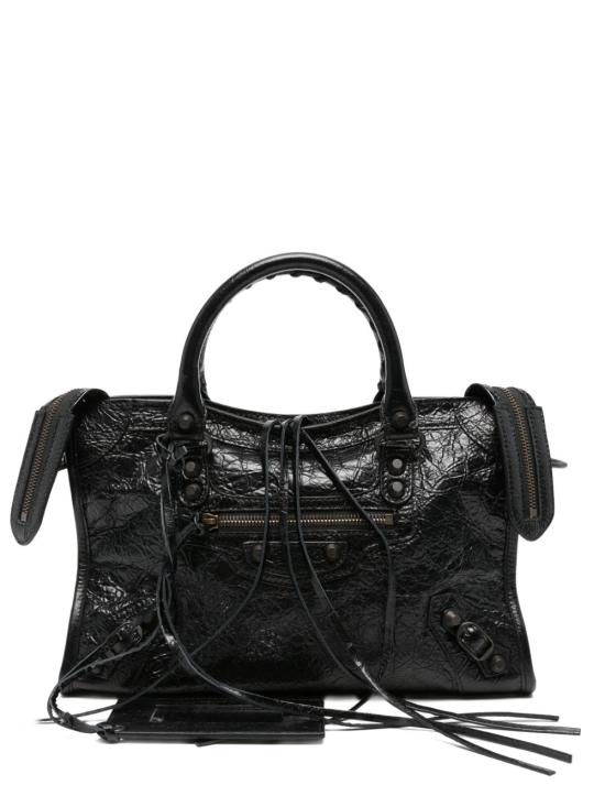 26FW 발렌시아가 르 시티 백 스몰 8657622 ACFH1000 BLACK