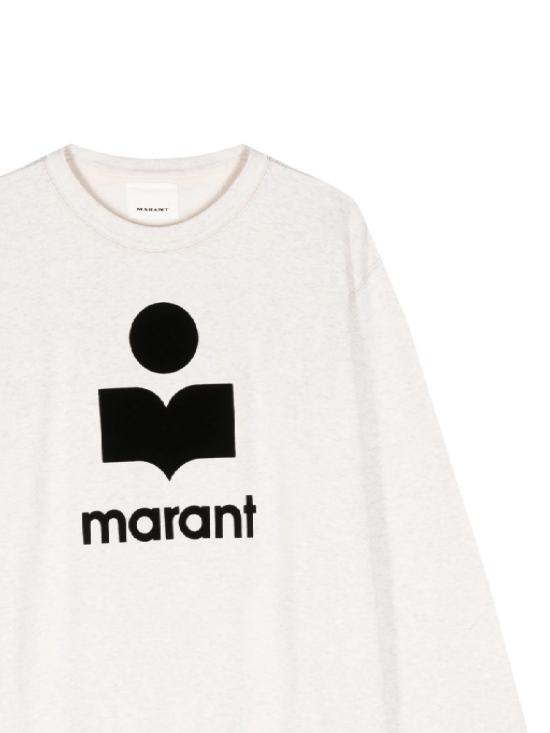26FW 이자벨마랑 미코이 로고 스웨트 셔츠 SW0029HA B1M18H23EC Ecr - ISABEL MARANT