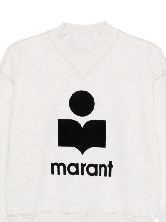 26FW 이자벨마랑에뚜왈 모비 로고 스웨트셔츠 SW0003FA A1M07E23EC ECR - ISABEL MARANT ETOILE