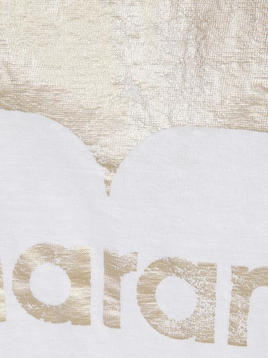 26FW 이자벨마랑에뚜왈 즈웰 로고 티셔츠 즈웰 로고 티셔츠 TS0001FB A1N10EWHLG - ISABEL MARANT ETOILE