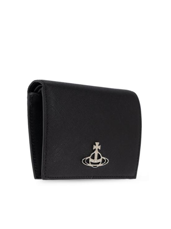 26FW 비비안웨스트우드 사피아노 숏 월렛 51150031W L001NN401 BLACK - VIVIENNE WESTWOOD