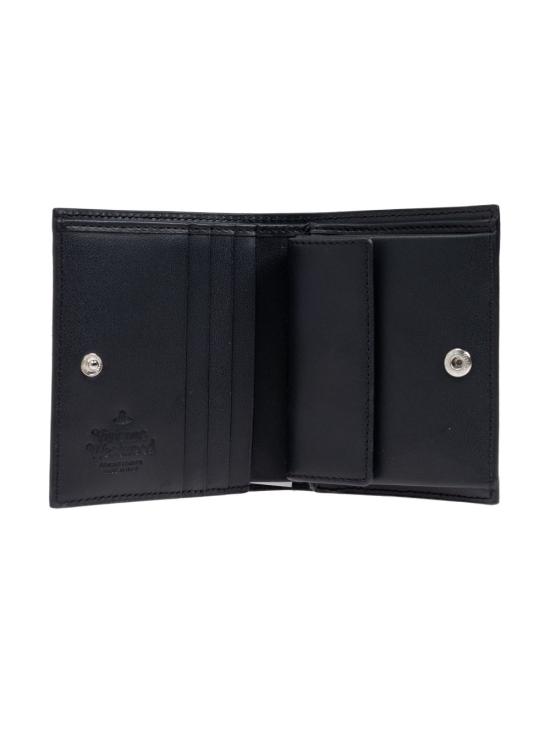 26FW 비비안웨스트우드 사피아노 숏 월렛 51150031W L001NN401 BLACK - VIVIENNE WESTWOOD