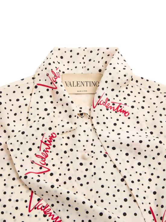 26FW 발렌티노 PAP 셔츠 9B3AB8N0 A9N3G5 VANIGLIA NERO PARIS - VALENTINO PAP