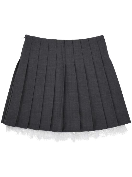 26FW 셀프 포트레이트 미디 스커트 PF26 006SKGR GREY - SELF PORTRAIT