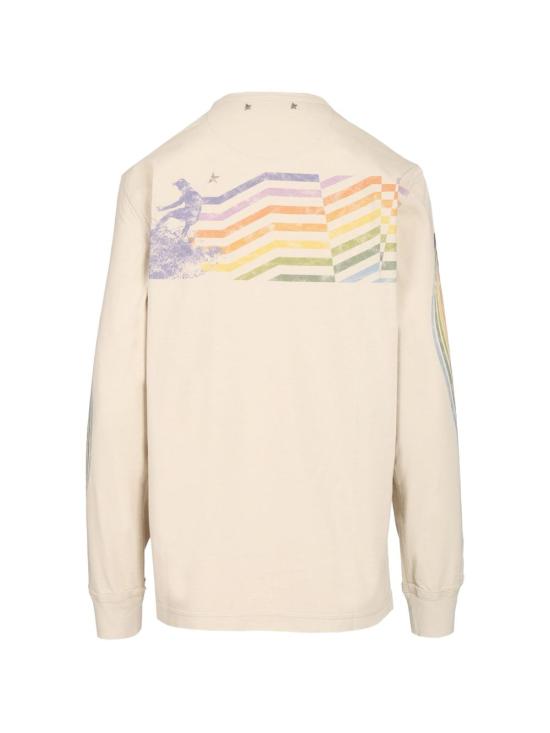 26FW 골든구스 긴팔 티셔츠 GUP02765 P00262812539 DARK HERITAGE WHITE - GOLDEN GOOSE