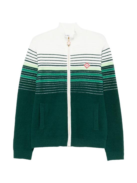 26FW 카사블랑카 긴팔 티셔츠 MPF26KW141901 WHITE GREEN
