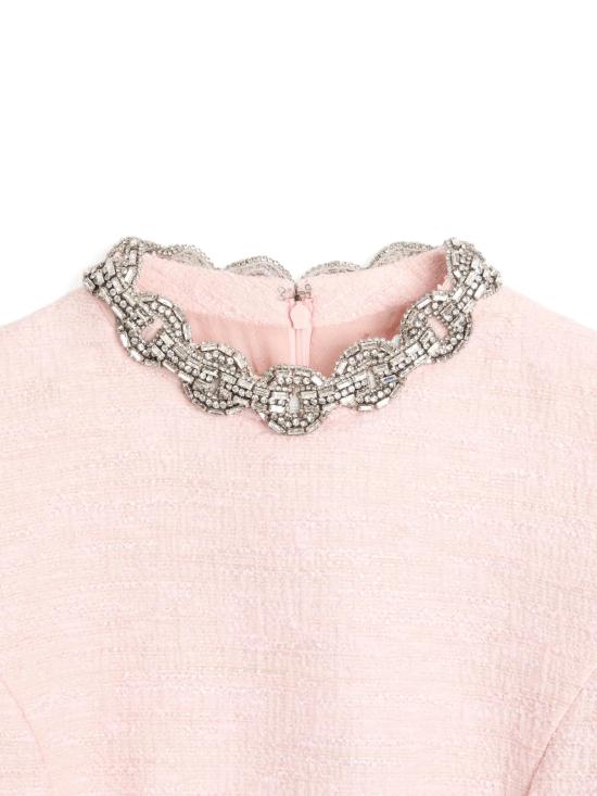 26FW 발렌티노 PAP 미디 원피스 9B3VAKH1 A995FE GLOSSY PINK SILVER - VALENTINO PAP