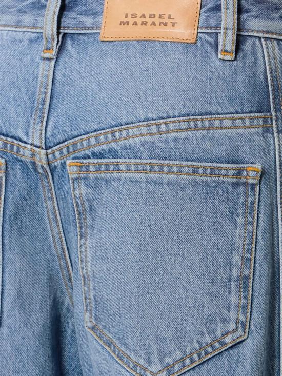 26FW 이자벨마랑 오리안 페이디드 데님 배럴 진 PA0584FA D1H04I30LU Light Blue - ISABEL MARANT