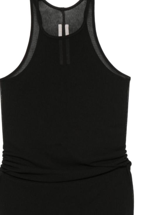 26FW 릭 오웬스 민소매 티셔츠 RP02F5101 MR09 Black - RICK OWENS