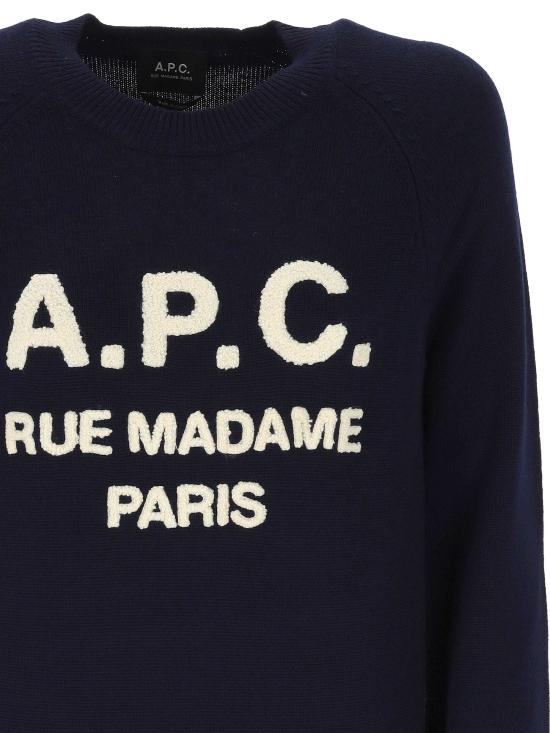 26FW 아페쎄 스웨터 WVAXUF23501 IAJ MARINE - A.P.C.