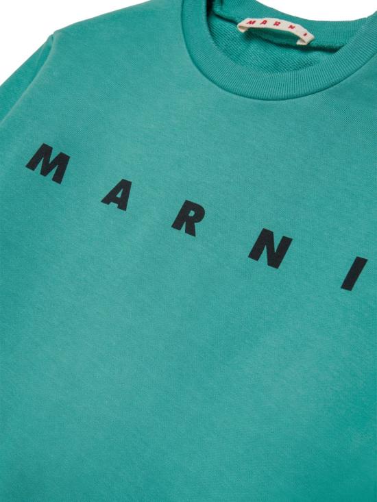 26FW [키즈] 마르니 니트/스웻셔츠 M01612 M00V00M545 PEACOCK GREEN - MARNI