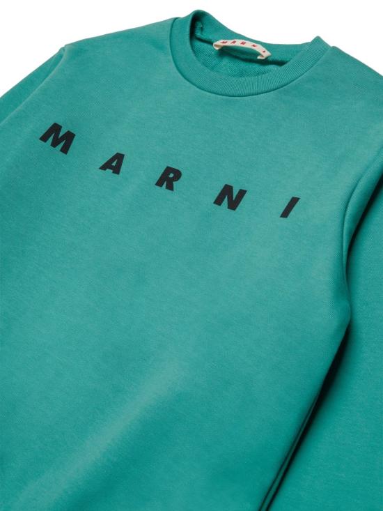 26FW [키즈] 마르니 니트/스웻셔츠 M01612 M00V00M545 PEACOCK GREEN - MARNI