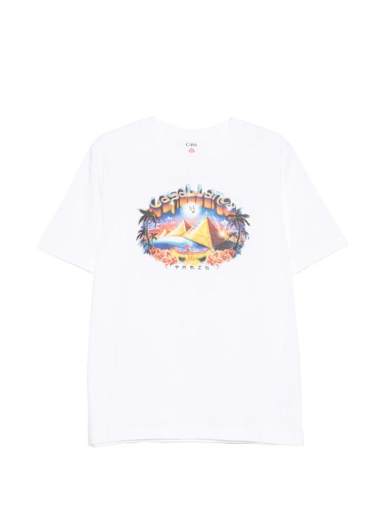 26FW 카사블랑카 반팔 티셔츠 MPF26JTS00109 TOURISM