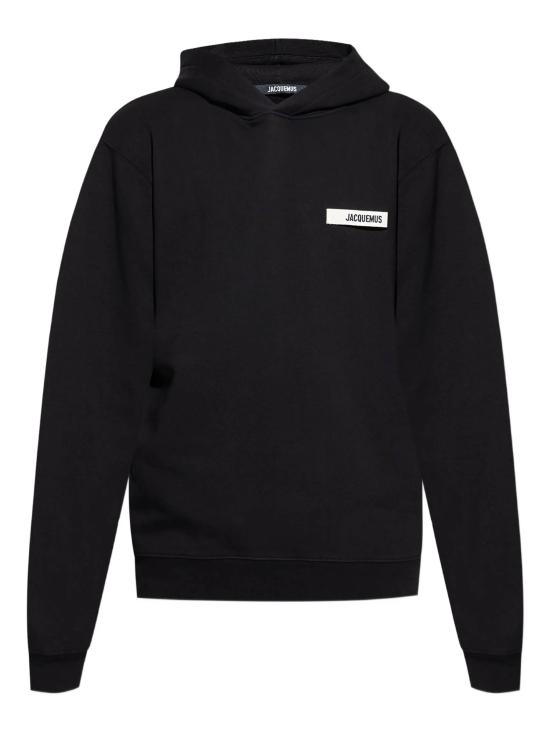 26FW 자크뮈스 그로그랭 후드 티셔츠 HOM00247AJ00126 990 Black