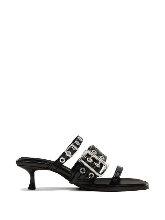 26FW 가니 뮬/슬리퍼 D1030010 099 BLACK