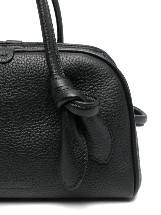 26FW 자크뮈스 TURISMO 투리스모 소프트 스몰 볼링 토트벡 BAW00416AC03A03 990 Black - JACQUEMUS