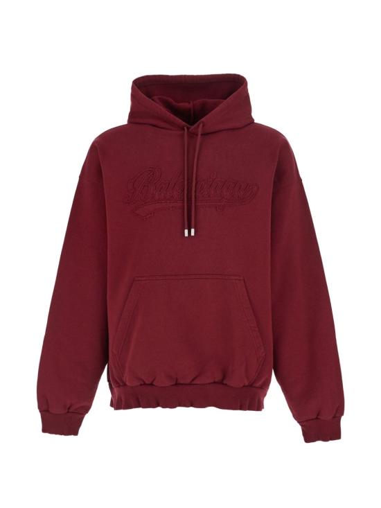 26FW 발렌시아가 긴팔 티셔츠 A0017O TUVR56164 Burgundy
