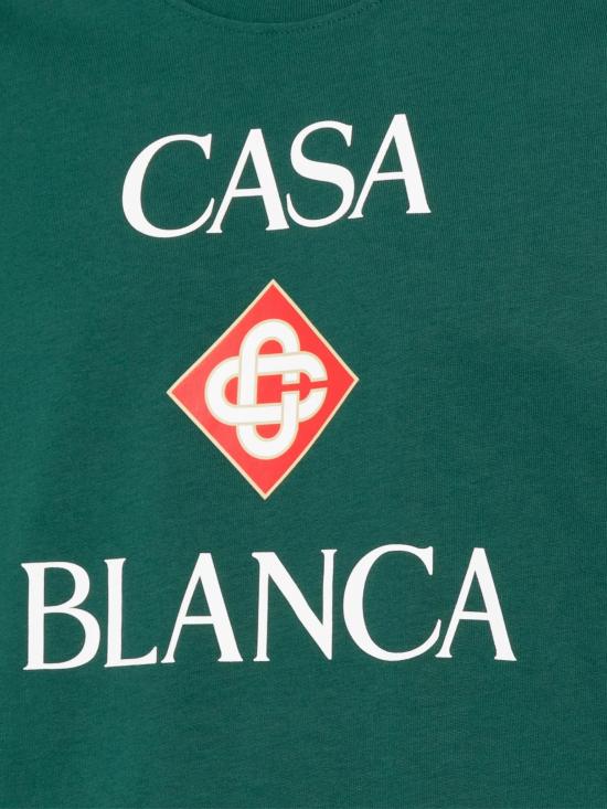 26FW 카사블랑카 반팔 티셔츠 MPF26JTS00118 CASABLANCA STACKED LOGO - CASABLANCA