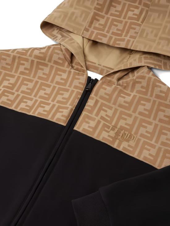 26FW [키즈] 펜디 니트/스웻셔츠 JUH106 5V0F13IV CAMEL NERO - FENDI