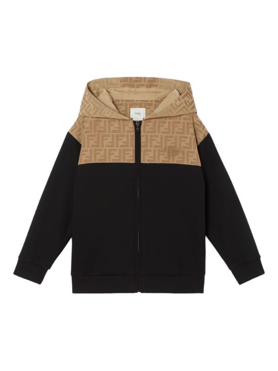 26FW [키즈] 펜디 니트/스웻셔츠 JUH106 5V0F13IV CAMEL NERO