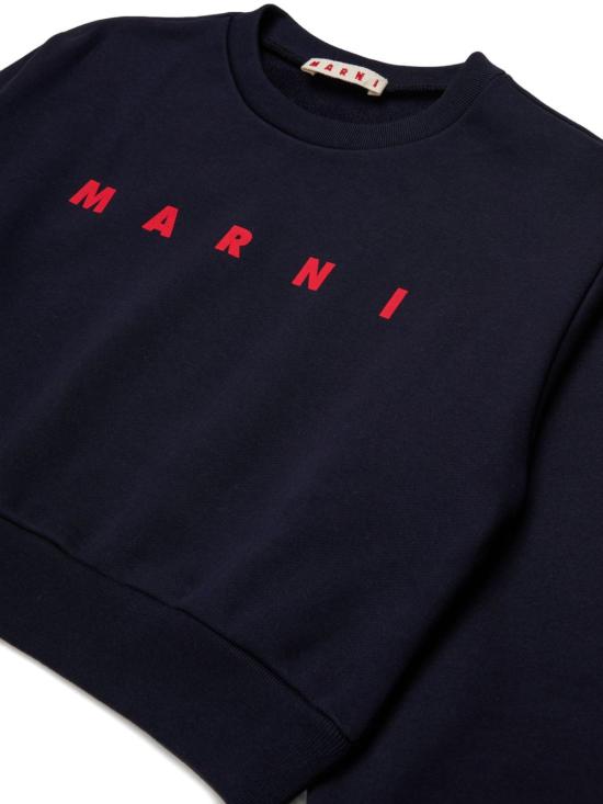 26FW [키즈] 마르니 니트/스웻셔츠 M01878 M00V00M862 DARK SEA BLUE - MARNI