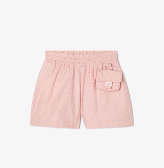 26FW [키즈] 펜디 쇼츠/버뮤다 JFF407 AS64F1UL9 Rosa peony