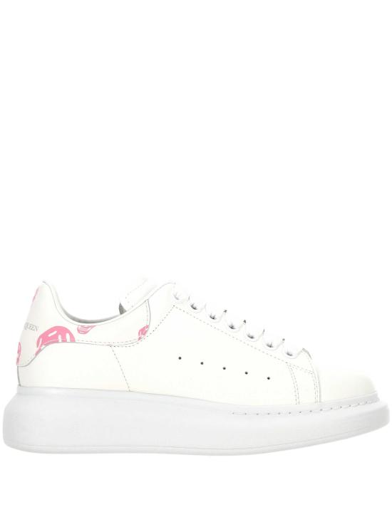26FW 알렉산더 맥퀸 오버사이즈드 스니커즈 553770 WIAKB9052 WHITE PINK