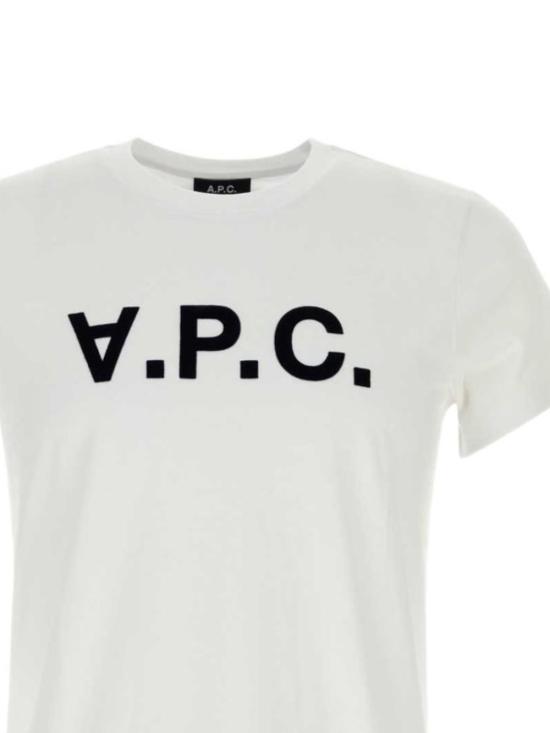26FW 아페쎄 반팔 티셔츠 COHBMF26611 TAE WHITE DARK NAVY - A.P.C.