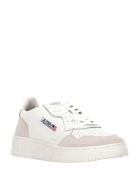 26FW 오트리 메달리스트 로우 레더 스니커즈 AULW LS30TOTALWHT - AUTRY