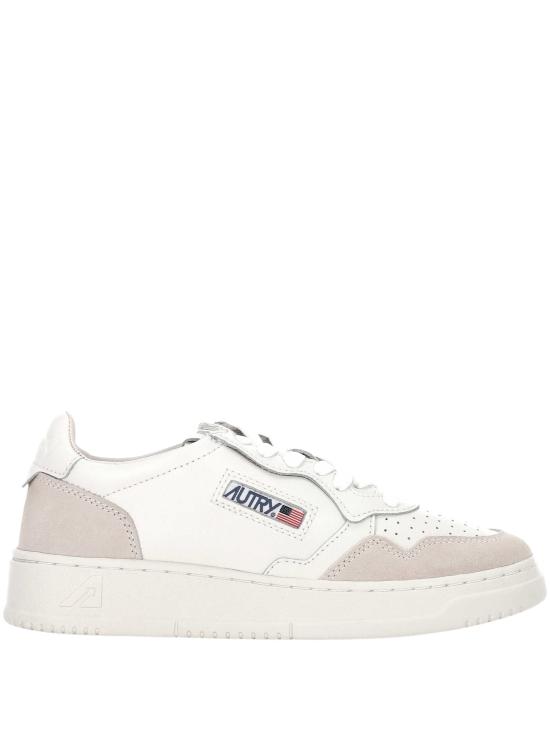 26FW 오트리 메달리스트 로우 레더 스니커즈 AULW LS30TOTALWHT