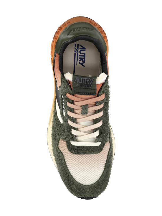 26FW 오트리 릴윈드 로우 나일론 스웨이드 스니커즈 WWLM DI02DES SALV - AUTRY