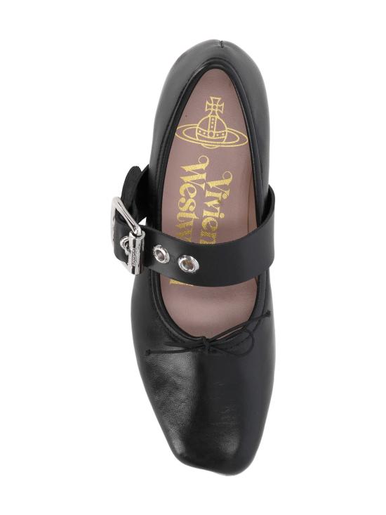 26FW 비비안웨스트우드 플랫 슈즈 7201000SW L00AGN401 BLACK - VIVIENNE WESTWOOD