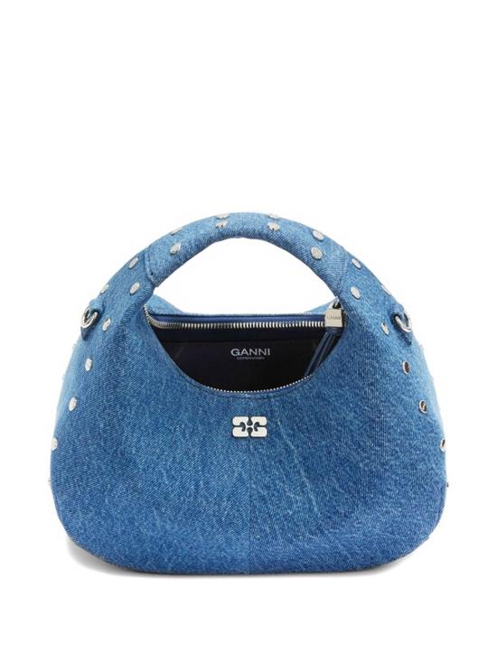 26FW 가니 토트백 C1040008 567 MID BLUE VINTAGE - GANNI