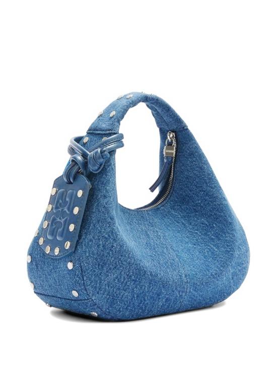 26FW 가니 토트백 C1040008 567 MID BLUE VINTAGE - GANNI