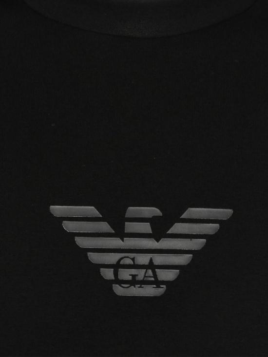 26FW 엠포리오 아르마니 긴팔 티셔츠 EM004541 AF10013MC539 BLACK EAGLE - EMPORIO ARMANI