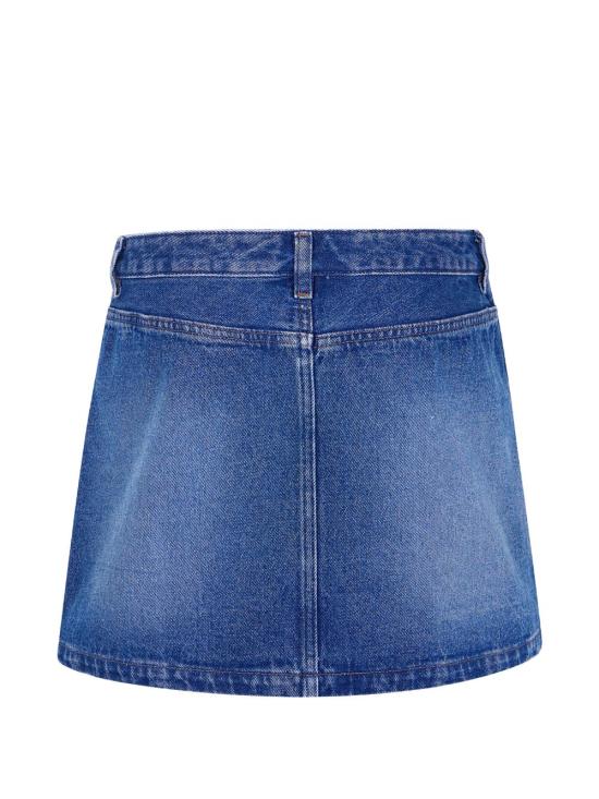 26FW 아페쎄 미디 스커트 COHJLF06505 IAL Washed indigo - A.P.C.