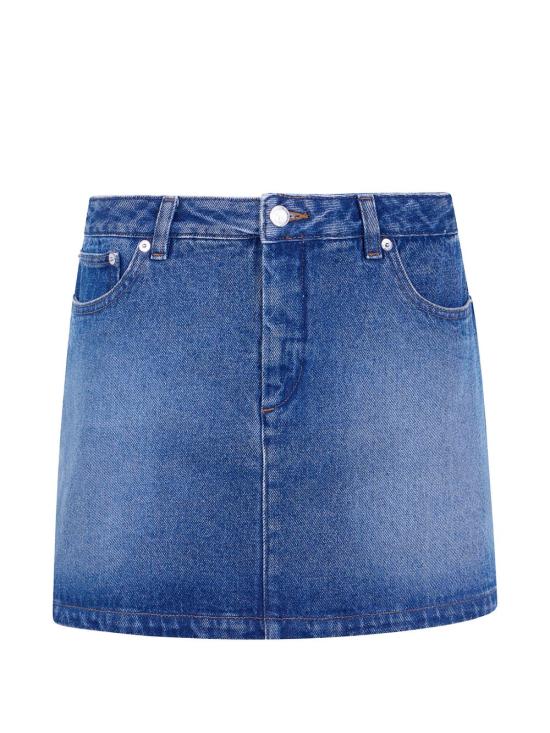 26FW 아페쎄 미디 스커트 COHJLF06505 IAL Washed indigo