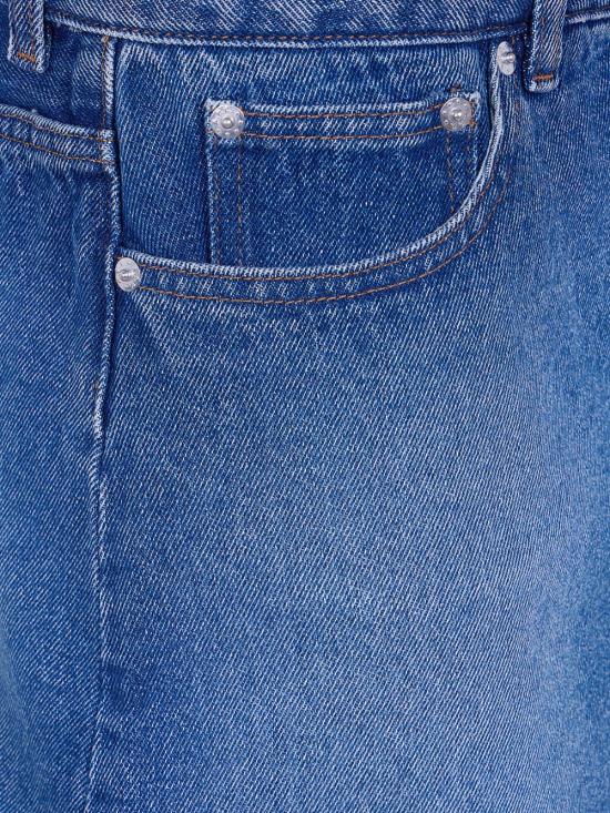 26FW 아페쎄 미디 스커트 COHJLF06505 IAL Washed indigo - A.P.C.