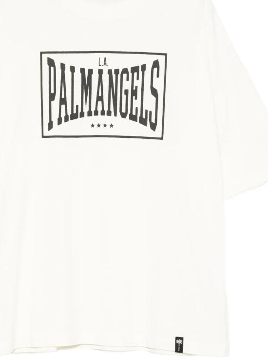 26FW 팜앤젤스 반팔 티셔츠 PAMAA003JR0040310 OFF WHITE BLACK - PALM ANGELS