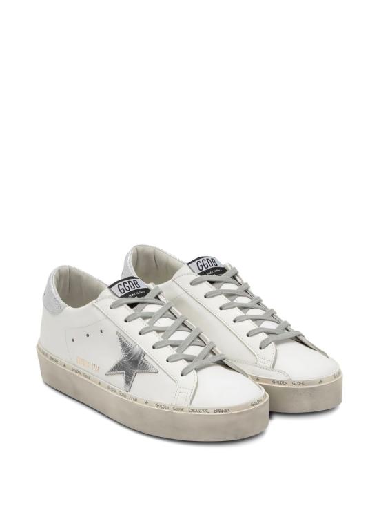 26FW 골든구스 하이스타 스니커즈 GWF00118 F00032980185 White Silver - GOLDEN GOOSE