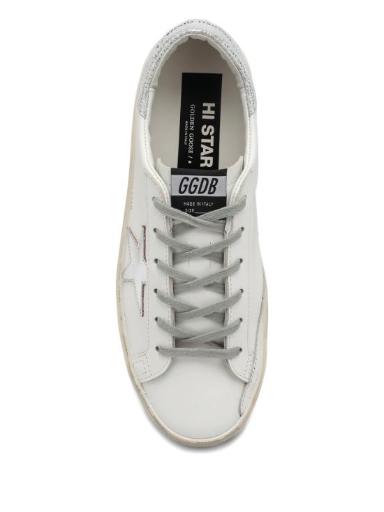 26FW 골든구스 하이스타 스니커즈 GWF00118 F00032980185 White Silver - GOLDEN GOOSE