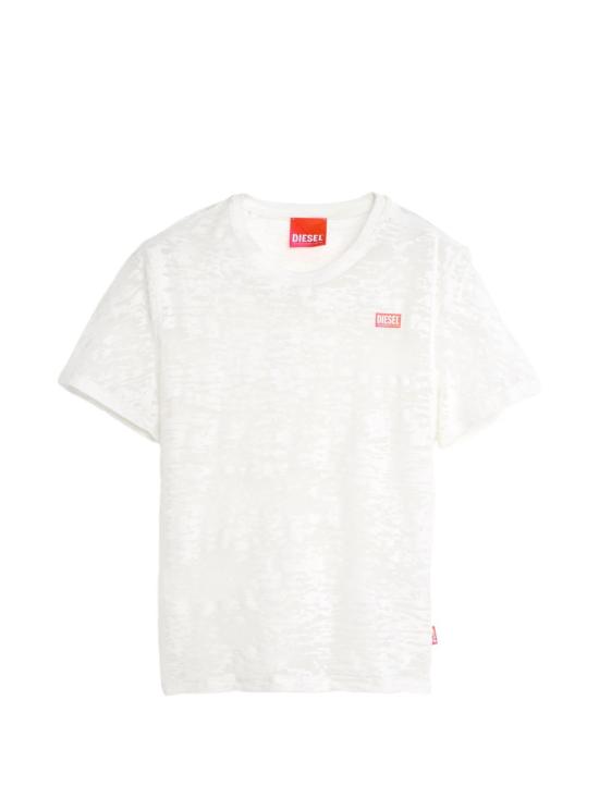 26FW 디젤 반팔 티셔츠 P01802 0SPDX100 White